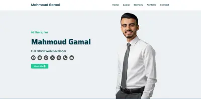 Personal Portfolio Website – Mahmoud Gamal