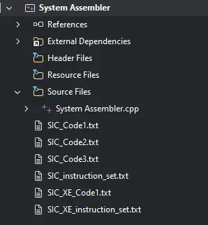 بناء مترجم لغة تجميع (Two-Pass Assembler) لعمارة SIC