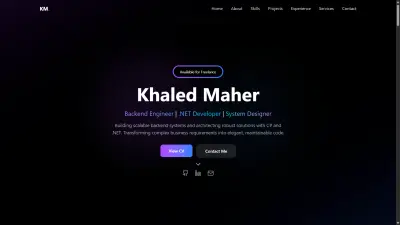 تصميم وتطوير موقع Portfolio احترافي ومتجاوب