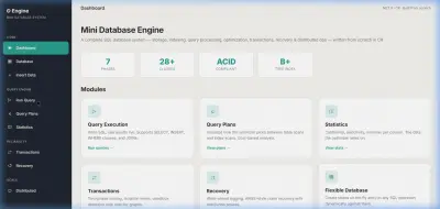 محرك قاعدة بيانات من الصف - Mini Database Engine | نفذلي