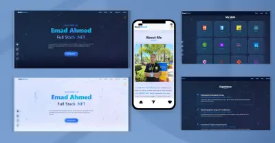 تصميم portfolio احترافي بتقنيات حديثة لعرض مهاراتك بشكل جذاب