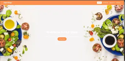 F&B Shop – Responsive E-commerce Interface