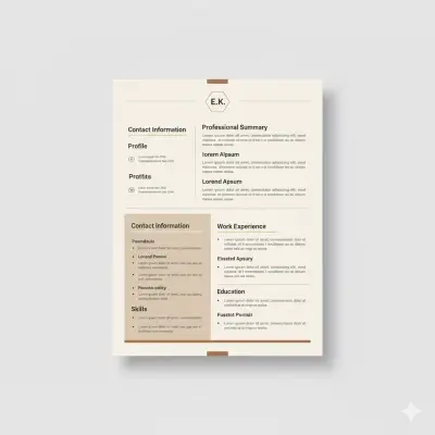 تصميم وتحسين سيرة ذاتية احترافية (CV) متوافقة مع أنظمة ATS