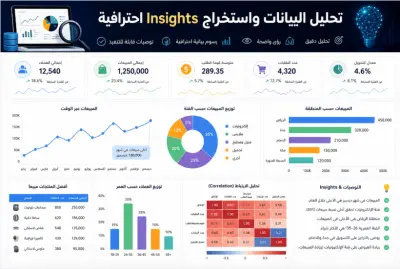 سأقوم بتحليل البيانات واستخراج insights احترافي