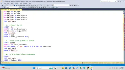 تحويل البيانات الخام إلى تقارير تحليلية باستخدام SQL