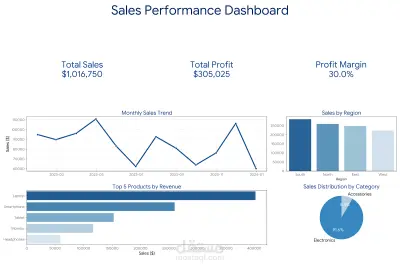 بناء نموذج بيانات مبيعات متكامل