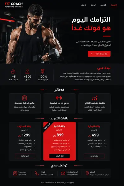 تصميم و تطوير portfolio