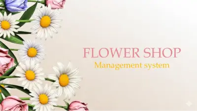 نظام متكامل لإدارة وتحليل بيانات مبيعات متجر زهور