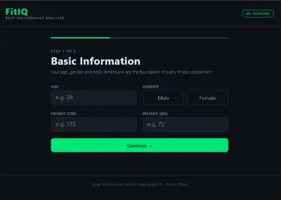 تحليل الأداء البدني باستخدام Machine Learning وتحويله إلى نظام توصيات ذكي عبر تطبيق ويب