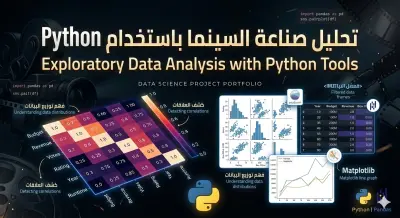 تحليل واستكشاف بيانات صناعة السينما العالمية باستخدام Python