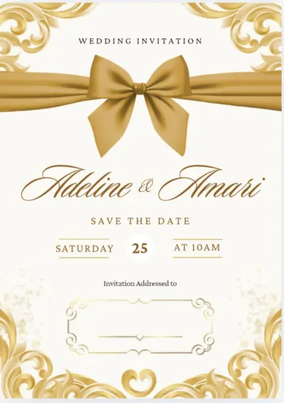 دعوة فرح بشكل عصرى وجذاب