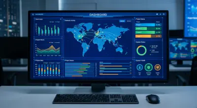 سأقوم بإنشاء Dashboard احترافي لتقارير المبيعات والأعمال