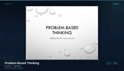 تصميم عرض تقديمي احترافي (PowerPoint Presentation)