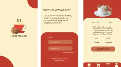 تصميم 3 واجهات مستخدم