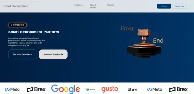 تطوير منصة توظيف ذكية (Smart Recruitment Platform) متكاملة باستخدام React.js