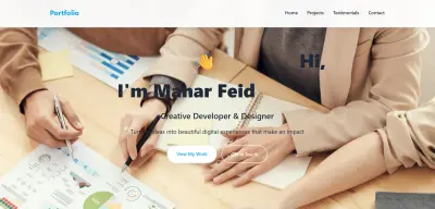 creative personal portfolio