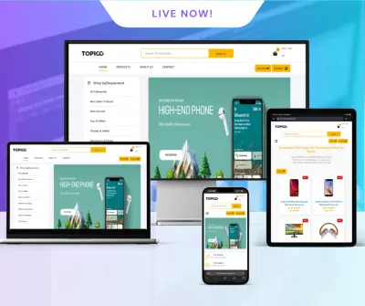 متجر إلكتروني للأجهزة الإلكترونية | Electronic Devices Store