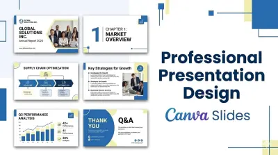 PowerPoint Presentations  - تصميم عرض تقديمي احترافي  باستخدام Canva