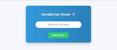تصميم موقع اختبار إلكتروني عن الجافا سكريبت