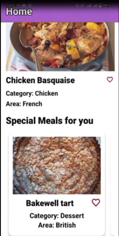 Recipe Mobile Application