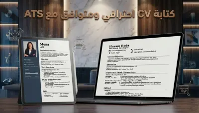 إعداد وكتابة سيرة ذاتية CV احترافية تتوافق مع ATS