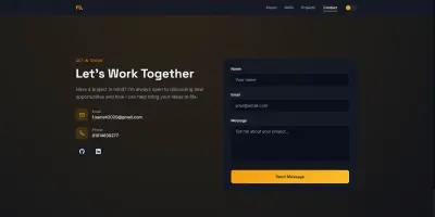 صورة العمل Responsive Portfolio Website Design