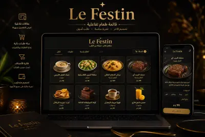 صورة العمل Restaurant-menu