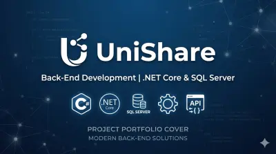 تطوير نظام UniShare لإدارة ومشاركة الأدوات الجامعية (Back-End)