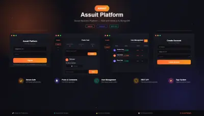منصة Assuit Platform | تطبيق تواصل اجتماعي متكامل باستخدام Node.js & MongoDB
