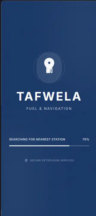 تطبيق TAFWELA - تحديد محطات الوقود والازدحام في مصر