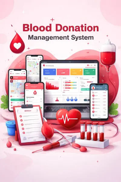 صورة العمل blood donation management system