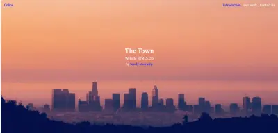 Landing pages The Town