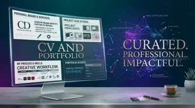 تصميم سيرة ذاتية وبورتفوليو احترافي