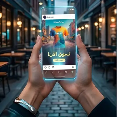 تصميم حملة إعلانية مبتكرة لبراند ملابس كاجوال