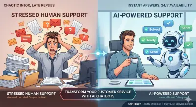 تطوير روبوتات محادثة ذكية (AI Chatbots) لخدمة العملاء والدعم الفني