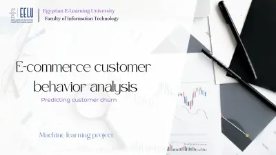 E-commerce customer behavior analysis