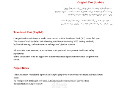 Professional Translation (Arabic ↔ English)