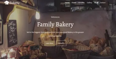 تصميم موقع احترافي لمخبز (Business Website)