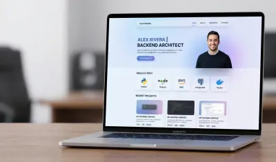 موقع بورتفليو احترافي شامل مع لوحة تحكم SEO ودعم 6 أشهر