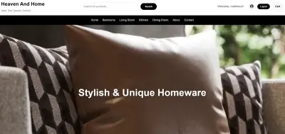 متجر أثاث إلكتروني