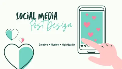 تصميم منشورات سوشيال ميديا احترافية لزيادة التفاعل