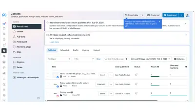 إدارة محتوى صفحات التواصل الإجتماعى وجدولة المنشورات بإحترافية.