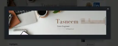 تصميم غلاف حساب لينكدان احترافي