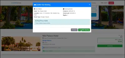 نظام حجز فنادق متكامل (Full Stack Hotel Reservation System)