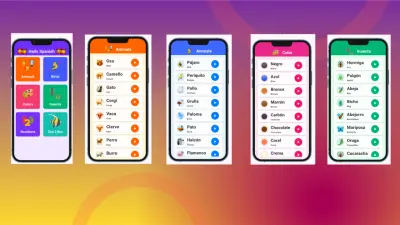 تطبيق تعلم اللغة الإسبانية باستخدام Flutter