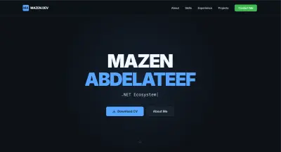 تصميم بورتفوليو احترافى
