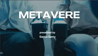 تصميم عرض تقديمي احترافي عن Metaverse باستخدام PowerPoint