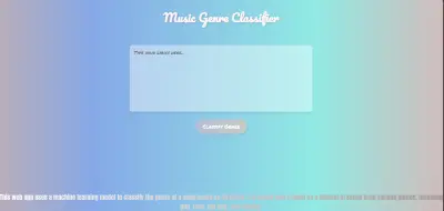 تصنيف نوع الاغنية