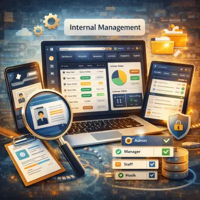 نظام إدارة داخلي لبرنامج العمالة المنزلية والتراخيص (Web Application)