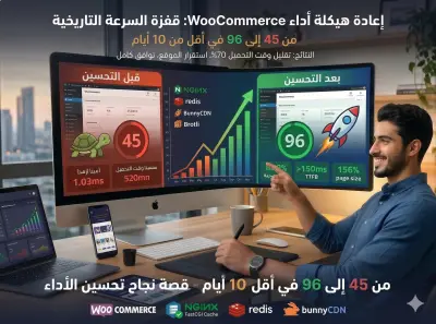 هندسة الأداء العالي لـ WooCommerce: تحسين TTFB ودمج الـ CDN الشامل